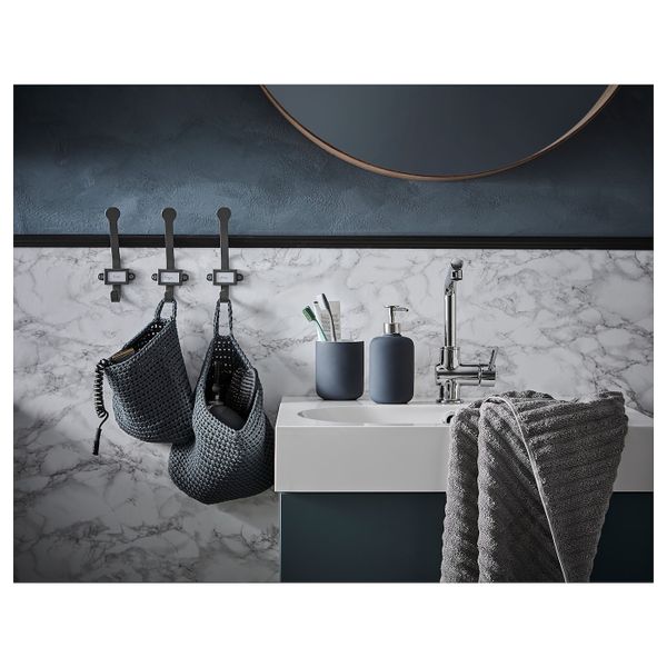 Полотенце, серый 30x50 см IKEA ФЛОДАРЕН 303.813.24 - фото 7