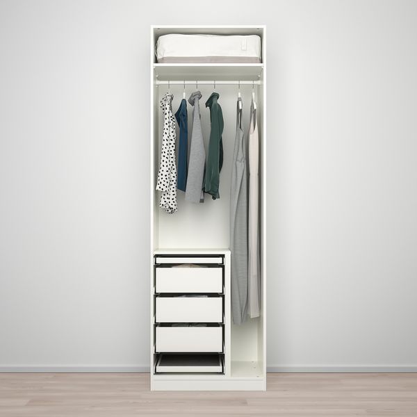 Гардероб, комбинация, 75x60x236 cm IKEA PAX ПАКС, FORSAND ФОРСАНД, VIKEDAL ВИКЕДАЛЬ 793.293.01 - фото 3