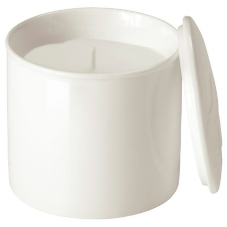 Ароматическая свеча в банке ВИНТЕР 2016, белый Зимние прогулки, белый (8 см)