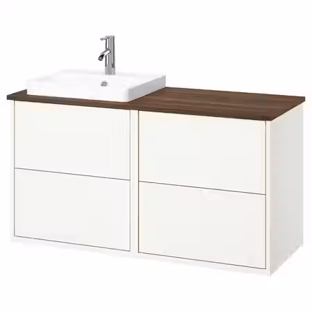 HAVBÄCK / ORRSJÖN ОРРШЁН Шкаф п-раковину/раковина/смеситель