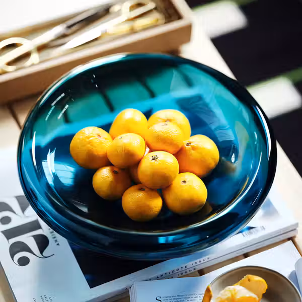 STOCKHOLM 2025 СТОКГОЛЬМ 2025 Миска - темный сине-бирюзовый 34 см - фото 3