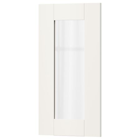 Стеклянная дверь СЭВЕДАЛЬ, белый
