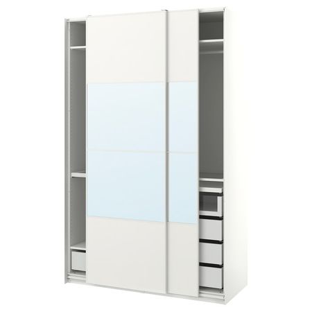 PAX / MEHAMN/AULI Гардероб с раздвижными дверьми