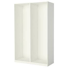 PAX 2 каркаса гардеробов - белый 150x58x236 см