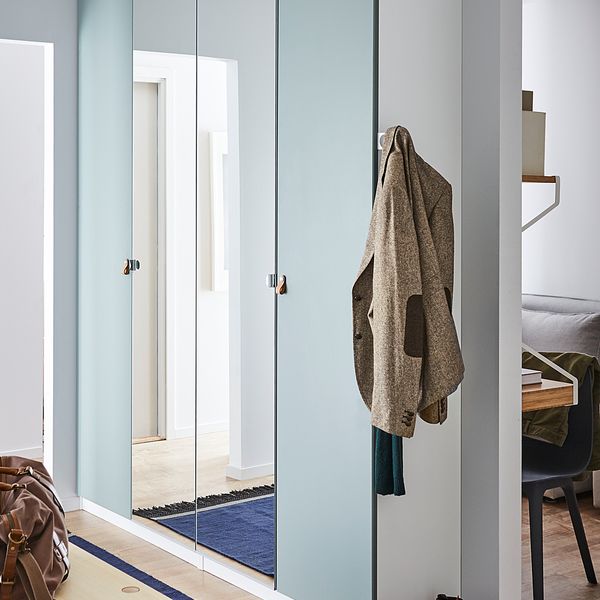 Дверца с петлями, 50x229 см, зеркальное стекло IKEA VIKEDAL ВИКЕДАЛЬ 699.042.37 - фото 3