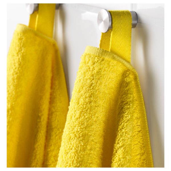 Банное полотенце ГЭРЕН, ярко-желтый (70x140 см) - фото 2