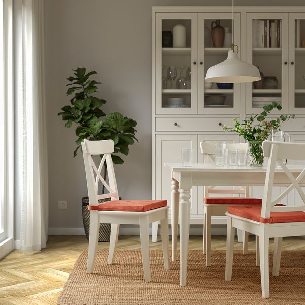 Подушка на стул, 42, 35x40x4 см, оранжевый IKEA JUSTINA ЮСТИНА 205.660.64 - фото 3