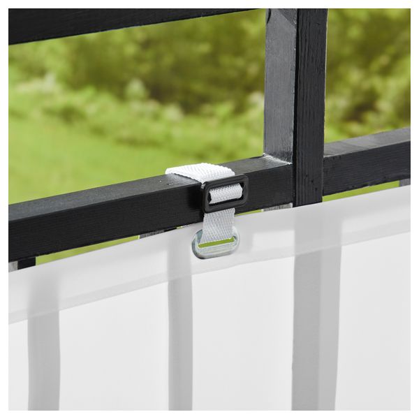 Тент от солнца/ветра ДИНИНГ, белый (250x80 см) - схема-чертеж с размерами