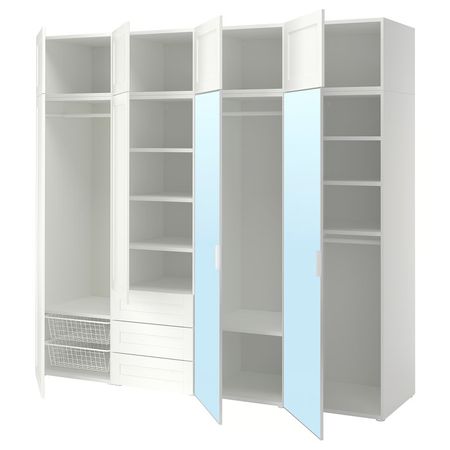 PLATSA Гардероб/8 дверей+3 ящика