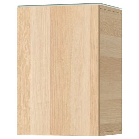 Навесной шкаф с 1 дверцей, 40x32x58 см, под беленый дуб IKEA GODMORGON ГОДМОРГОН 603.304.32