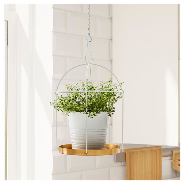 Подвесной держатель для кашпо ВИНТЕР 2018, золотой - фото 2