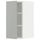 Навесной шкаф с полками, белый, Havstorp светло-серый, 30x60 см IKEA METOD МЕТОД 395.381.51