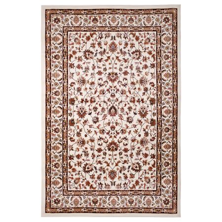 Ковер, короткий ворс ВАЛЛОБИ, бежевый, красный