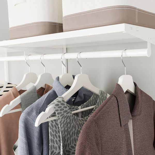 Гардероб, комбинация, белый 250x40x201 см IKEA BOAXEL БОАКСЕЛЬ 393.323.91 - фото 3