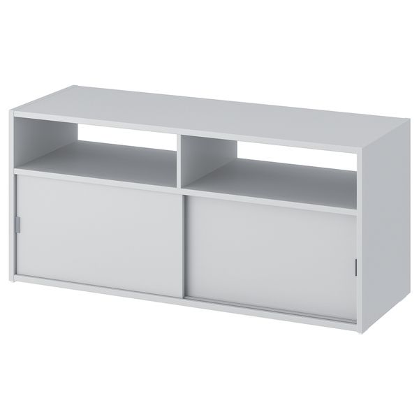 Тумба под ТВ, светло-серый, 97x32 см IKEA SPIKSMED 905.208.69 - фото 2