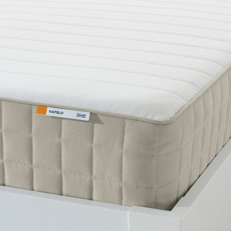 Пружинный матрас, очень жесткий/бежевый 160x200 см IKEA HAFSLO ХАФСЛО 204.769.59