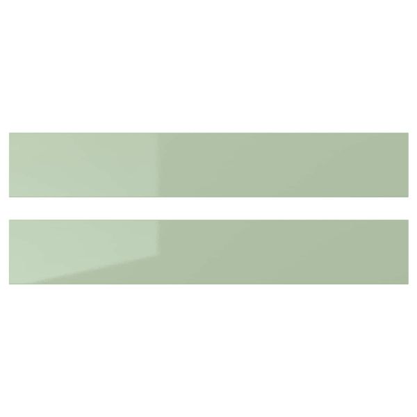 Фронтальная панель ящика, глянцевый светло-зеленый, 60x10 см IKEA КАЛЛАРП 004.371.29 - фото 1