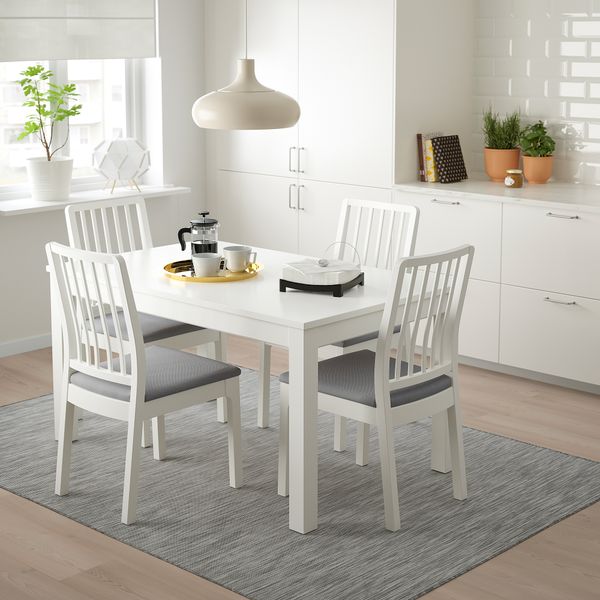 Стол и 4 стула, 130, 190x80 cm IKEA EKEDALEN ЛЕН ЭКЕДАЛЕН, LANEBERG ЛАНЕБЕРГ 893.047.91 - фото 3