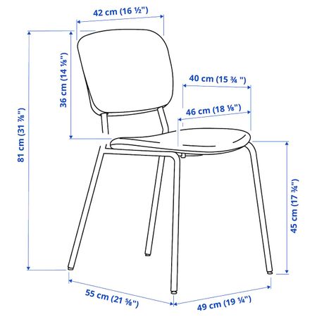 Стол и 4 стула, белый, темно-серый темно-серый 130/190x80 см IKEA LANEBERG ЛАНЕБЕРГ / KARLJAN КАРЛ-ЯН 093.047.85