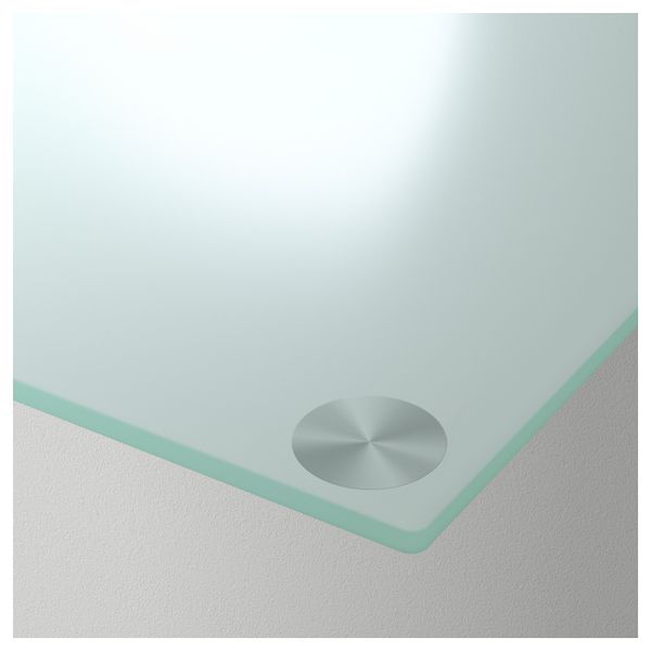 Столешница ГЛАСХОЛЬМ, стекло, белый (99x52 см) - схема-чертеж с размерами