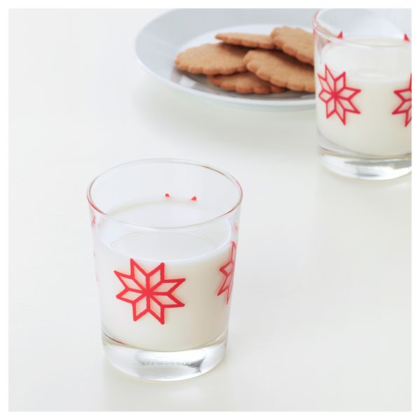 Стакан ВИНТЕР 2017, с рисунком, красный (23 сл) - схема-чертеж с размерами