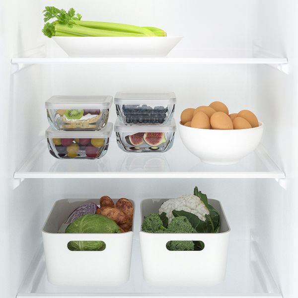 Контейнер для продуктов с крышкой, стекло 0.5 л IKEA BESTÄMMA БЕСТЭММА 004.957.65 - фото 3