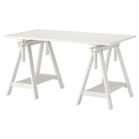 Стол КЛИМПЕН / ФИНВАРД, белый (150x75 см)