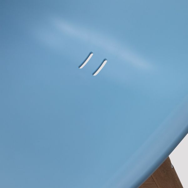 Сиденье со спинкой, голубой IKEA FANBYN ФАНБЮН 204.692.18 - схема-чертеж с размерами