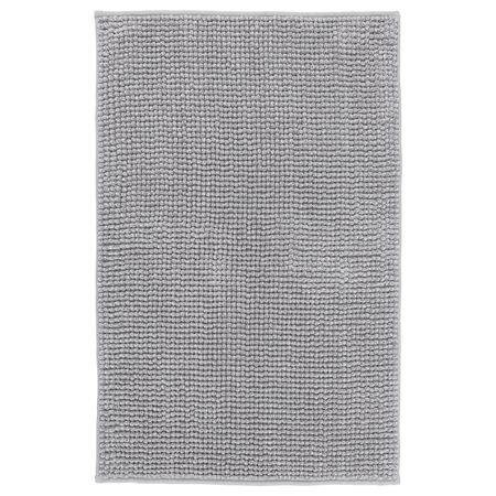 Коврик для ванной, серо-белый меланж 50x80 см IKEA TOFTBO ТОФТБУ 504.222.53