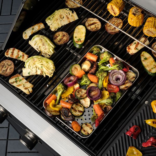 Поднос для барбекю, нержавеющая сталь, 30x20 см IKEA GRILLTIDER ГРИЛЛЬТИДЕР 005.647.25 - фото 3