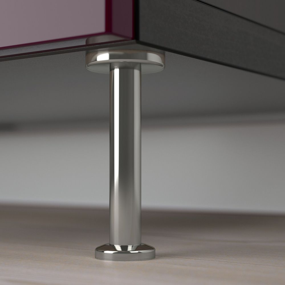 Комбинация для хранения с дверцами, черно-коричневый СЕЛЬСВ/СТАЛЛАРП/глянцевый темный красно-коричневый 120x42x74 см IKEA BESTÅ - фото 1