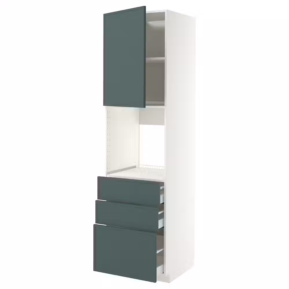 METOD / MAXIMERA Высокий шкаф д/духовки/дверь/3ящика - фото 1