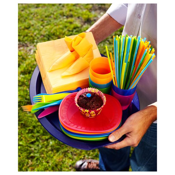 Салфетка бумажная ФАНТАСТИСК, желтый (40x40 см) - фото 3