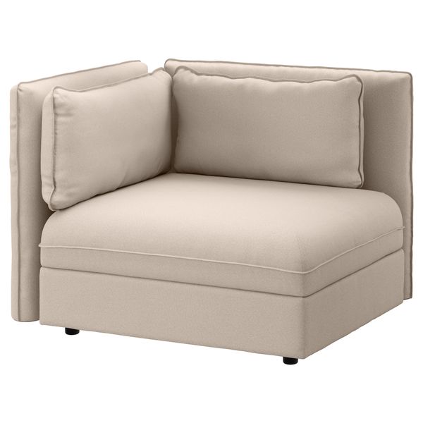 Секция дивана со спинкой ВАЛЛЕНТУНА, Оррста бежевый - фото 1