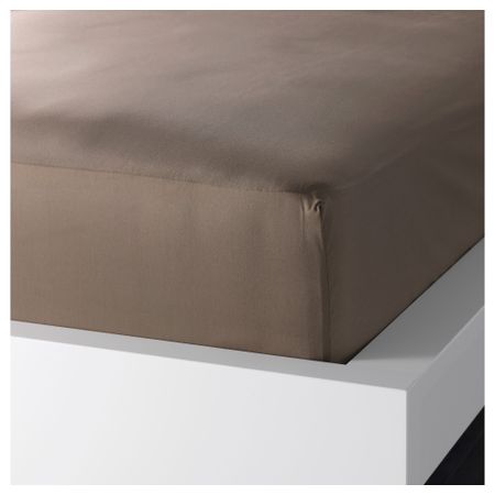 Простыня натяжная ГЭСПА, коричневый