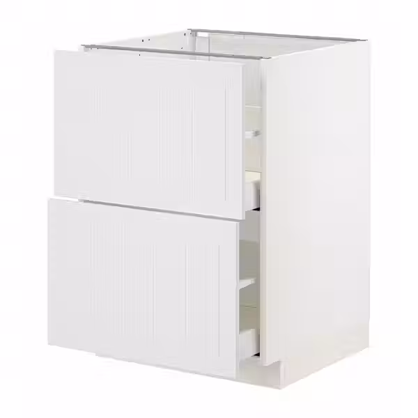 METOD / MAXIMERA Напольный шкаф 2фасада/2выс ящика - фото 1