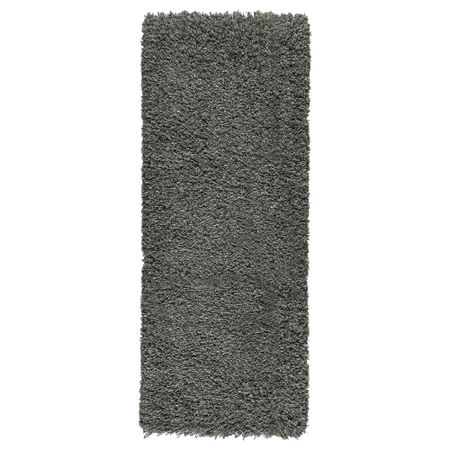 Ковер, длинный ворс ГОСЕР, темно-серый (56x150 см)