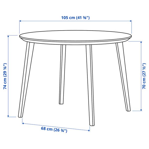 IKEA, дополнительный ракурс - схема-чертеж с размерами