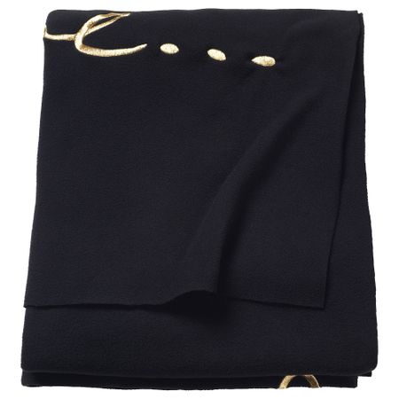 Плед ОМЕДЕЛЬБАР, черный (130x170 см)