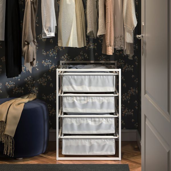 Каркас с текстильными корзинами 50x51x70 см IKEA JONAXEL ЙОНАКСЕЛЬ 392.974.20 - схема-чертеж с размерами