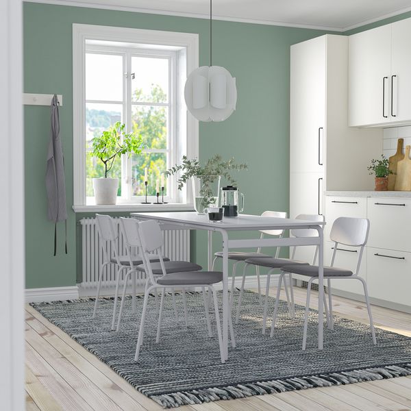 Стол, 160x67x75 см, серый, серый IKEA GRÅSALA 394.840.30 - фото 5