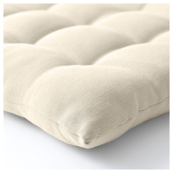 Подушка на садовую мебель ХОЛЛО, бежевый (116x47 см) - схема-чертеж с размерами