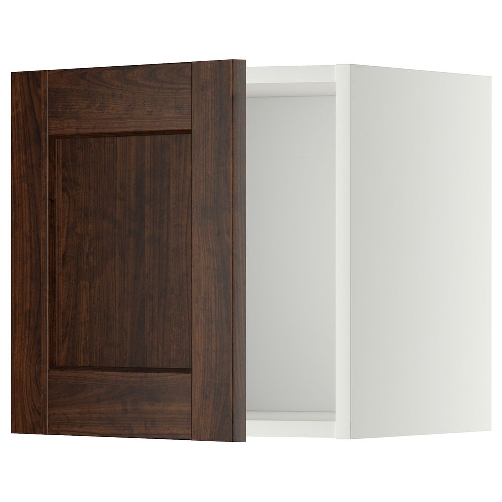 Шкаф навесной, белый/Эдсерум коричневый 40x40 см IKEA METOD МЕТОД 392.266.25 - схема-чертеж с размерами