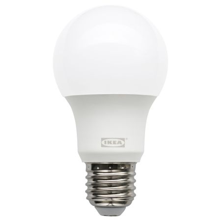 Светодиод E27 600 лм РИЭТ, шарообразный молочный