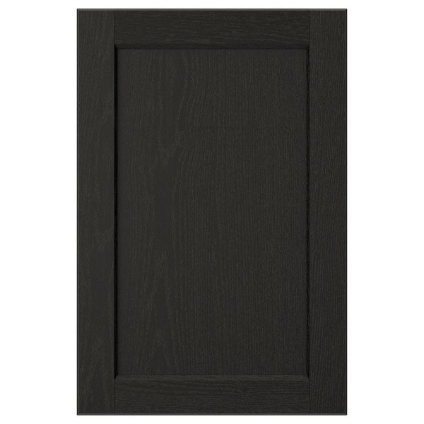 Дверь, черная морилка 40x60 см IKEA LERHYTTAN ЛЕРХЮТТАН 503.564.94 - фото 1