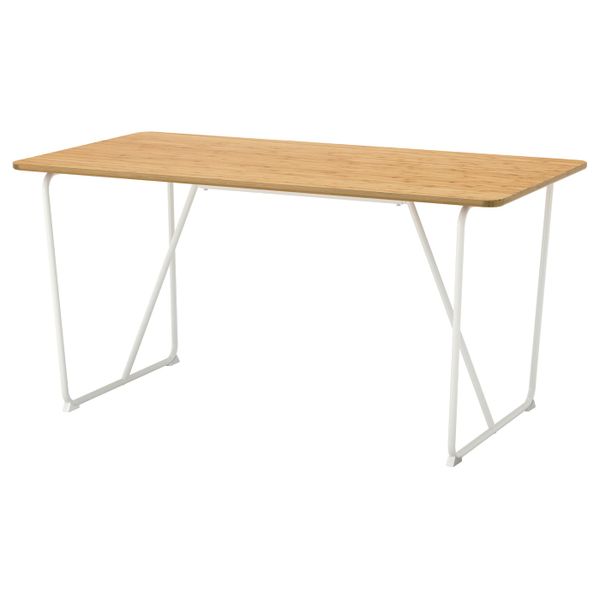Стол, бамбук/Бэккарид белый 150x78 см IKEA ÖVRARYD ОВРАРЮД 892.272.60 - схема-чертеж с размерами