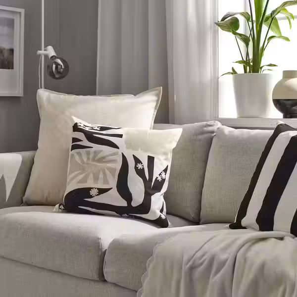 GURLI Чехол на подушку - небеленый 65x65 см - фото 2