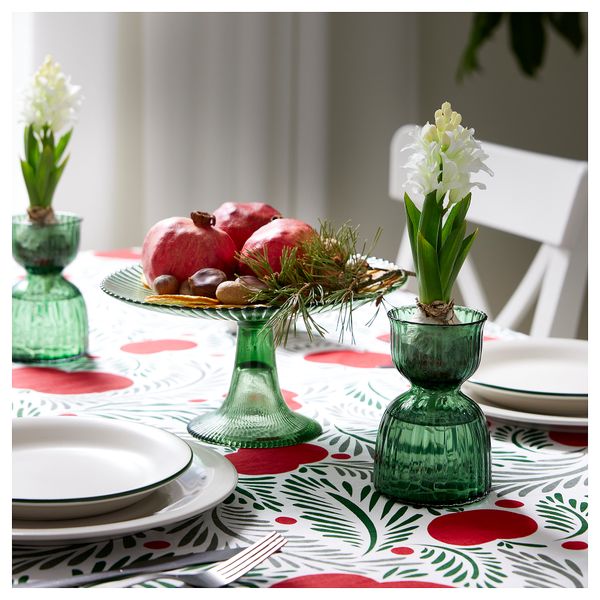 Миска сервировочная, 25 см, зеленый IKEA VINTERFINT 805.598.43 - фото 4