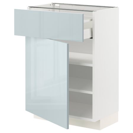 Напольный шкаф с ящиком, дверцей, 60x37 cm IKEA METOD МЕТОД, MAXIMERA МАКСИМЕРА 294.792.32