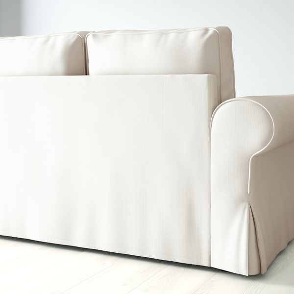 Диван-кровать с козеткой, Хильте белый IKEA БАККАБРУ 492.407.20 - фото 6